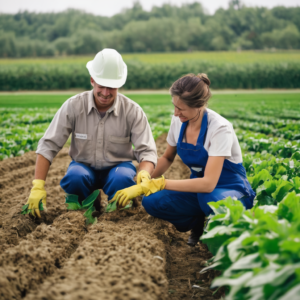 Stallhilfe während der Erntezeit